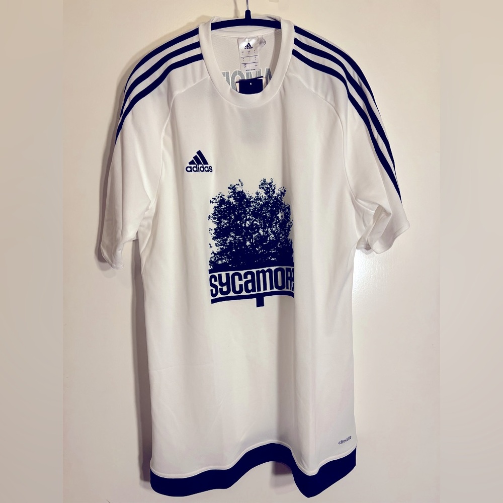 Adidas Climalite White Sycamore Graphic T-Shirt